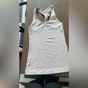 Light pink lululemon racer back tank